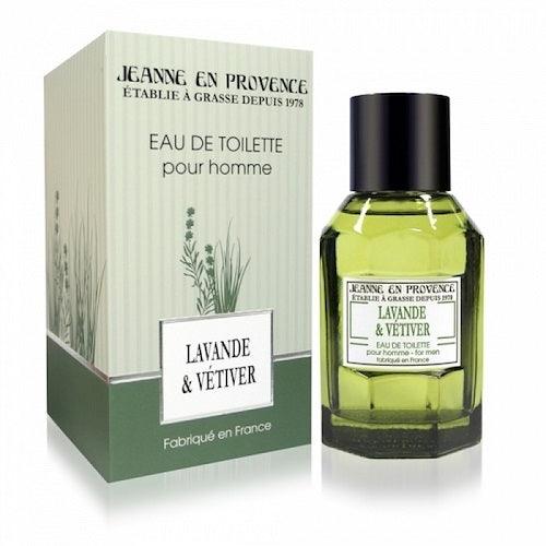 Jeanne En Provence Lavande & Vetiver EDT Perfume For Men 100ml - Thescentsstore